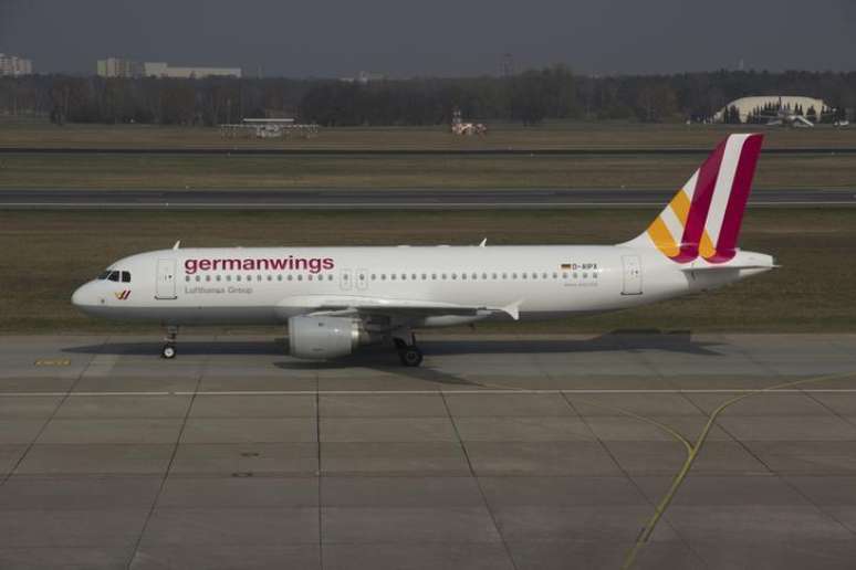 Airbus A320 da Germanwings. mesmo modelo do que caiu no sul da França.  29/03/2014