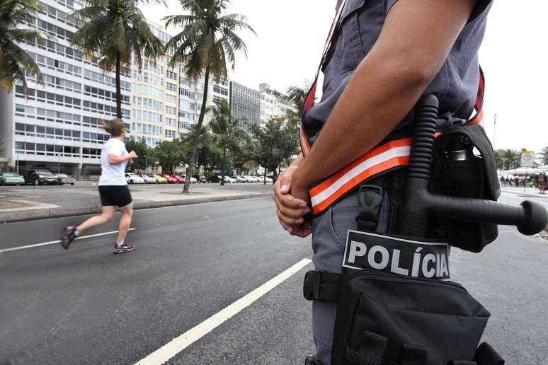 Policial militar no Rio de Janeiro