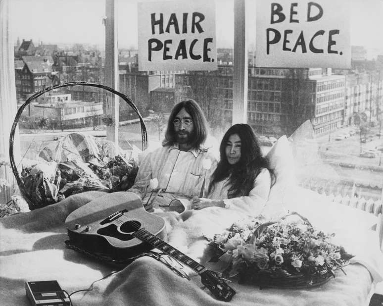 John e Yoko em 1969