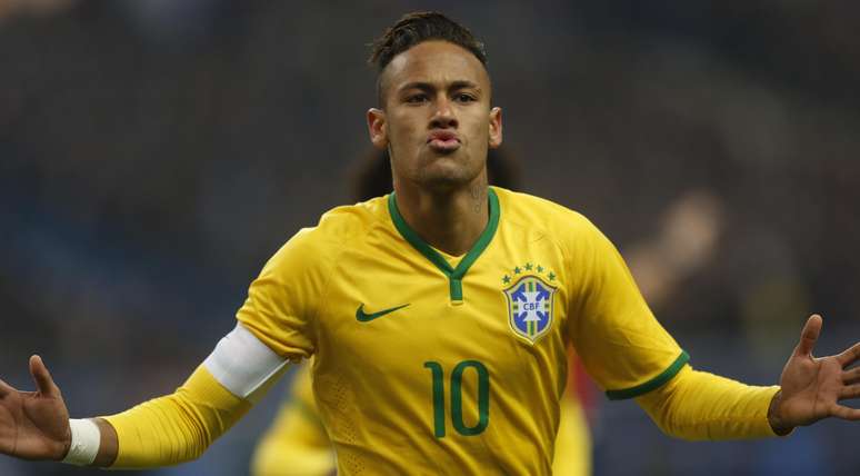 <p>Neymar &eacute; a maior estrela da Sele&ccedil;&atilde;o Brasileira</p>