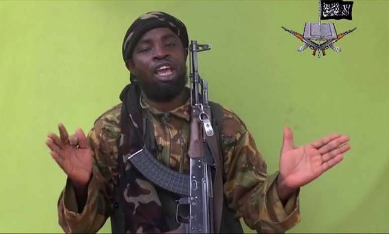<p>O l&iacute;der do grupo extremista nigeriano&nbsp;Boko Haram, Abubakr Shekau, em foto de abril de 2014&nbsp;</p>