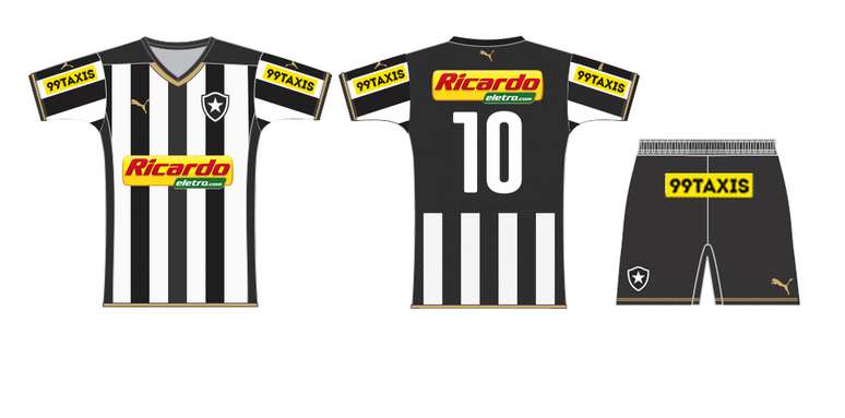 Botafogo divulga imagem de como será sua camisa no clássico