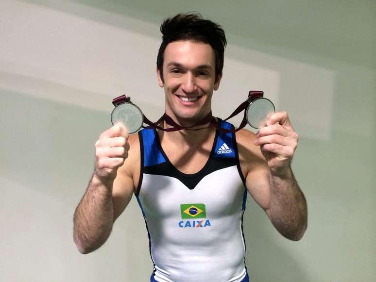 Diego Hypólito conquistou medalha de prata