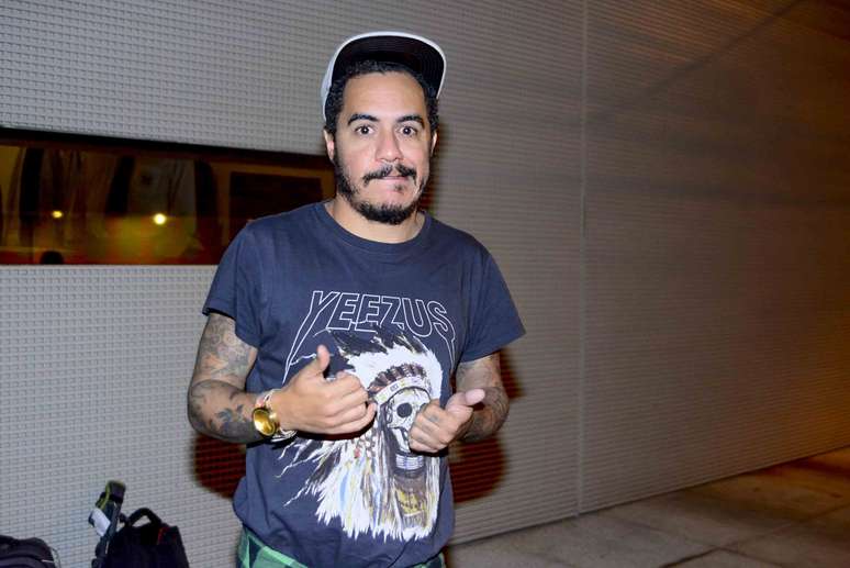 Marcelo D2, uma das atra&ccedil;&otilde;es do festival, tamb&eacute;m estava presente