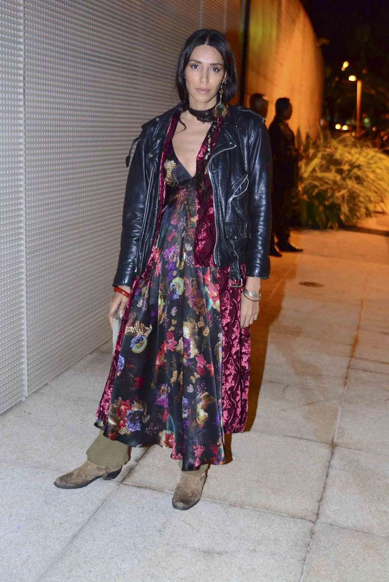 Lea T foi prestigiar o evento