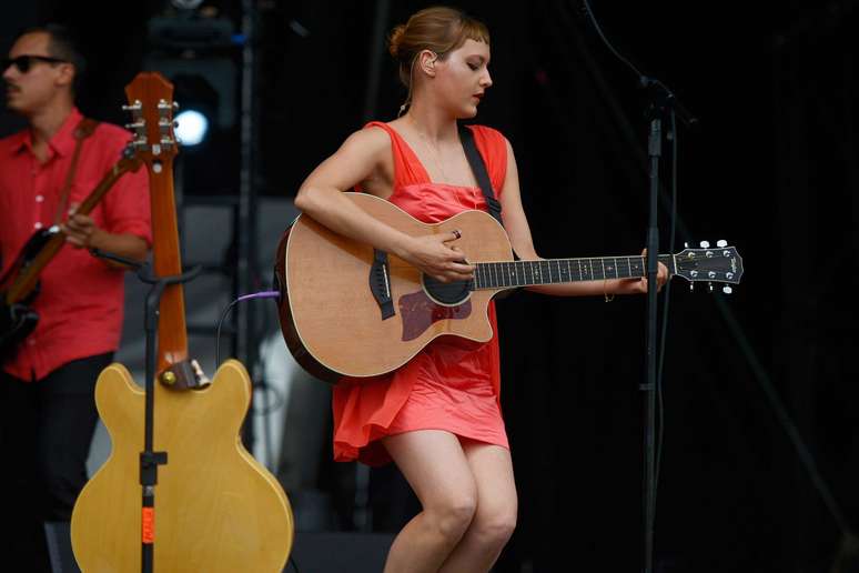 Marcelo Camelo e Mallu Magalh&atilde;es se apresentaram com a Banda do Mar neste s&aacute;bado (28) no Lollapalooza 2015, no Aut&oacute;dromo de Interlagos, em S&atilde;o Paulo