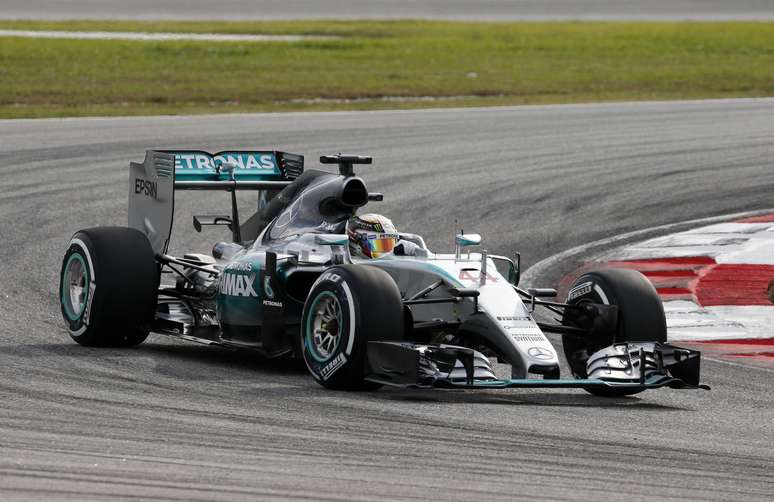 <p>Hamilton vai largar na pole mais uma vez</p>