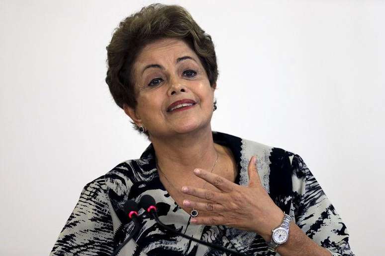 <p>Presidente Dilma Rousseff no Palácio do Planalto, em 24 de março</p>