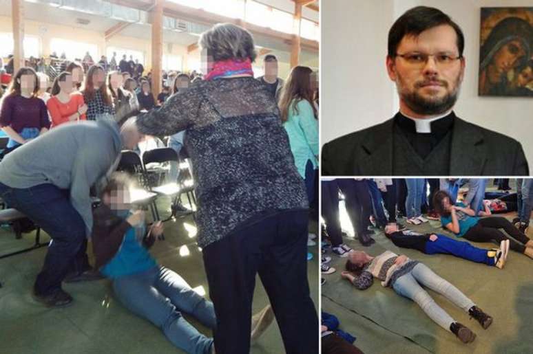 Padre polonês faz exorcismo em massa de jovens e choca pais