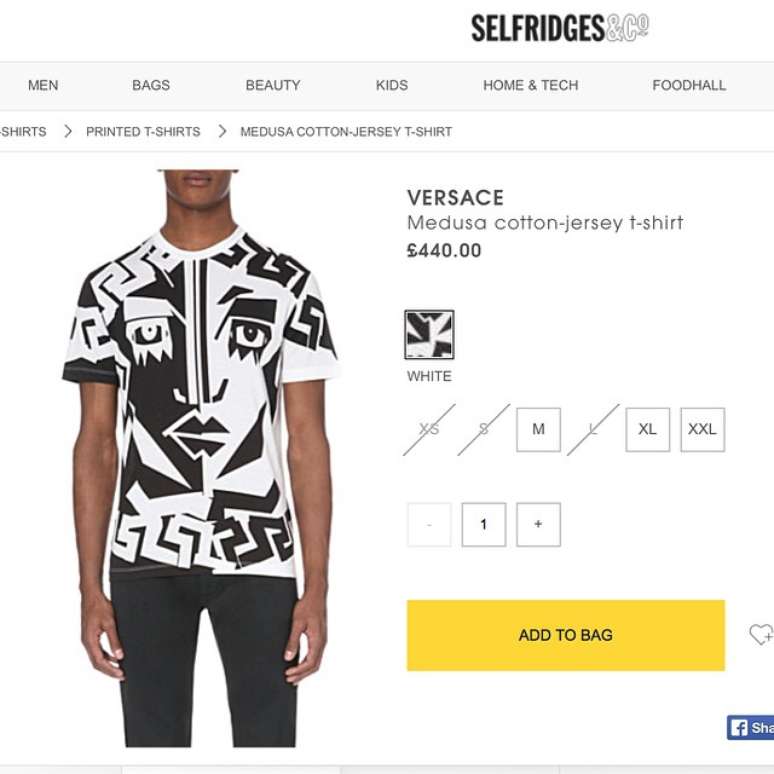 <p>Artista critica Versace por vender camiseta 'copiada', por cerca de US$ 600 a mais do que a original</p>
