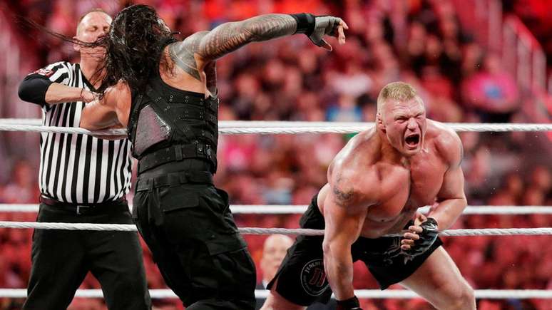 <p>Carrancudo Brock Lesnar é amado pelos fãs da WWE</p>