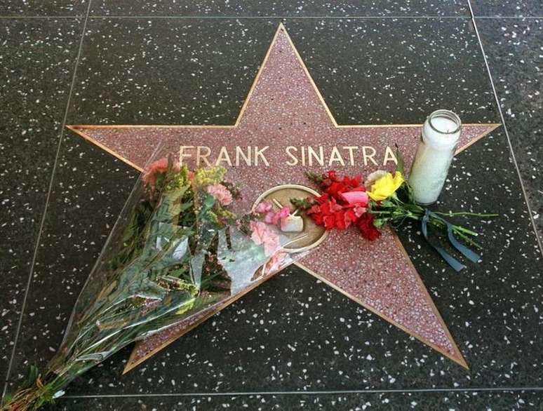 Estrela de Frank Sinatra na Calçada da Fama de Hollywood, em foto de arquivo.