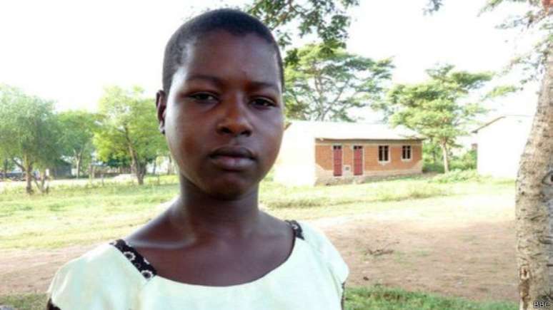 Nyangi, a menina salva pelo pai da mutila&ccedil;&atilde;o