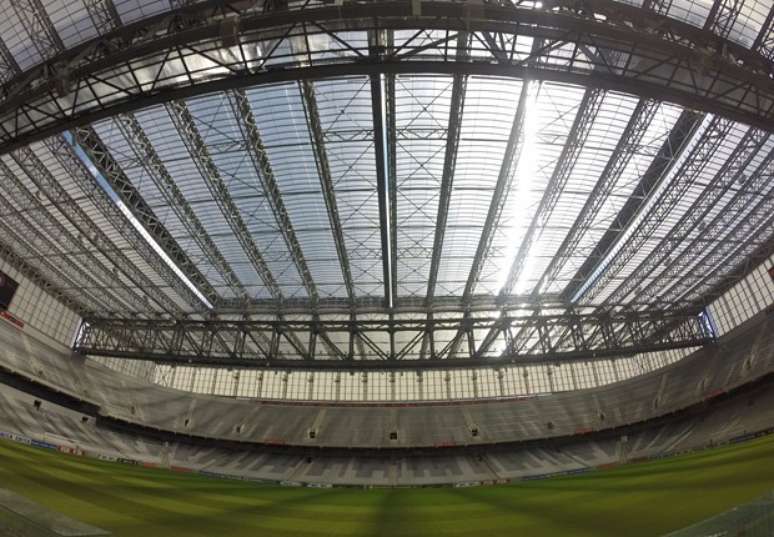 Estádio do Atlético-PR é o primeiro da América Latina a ter a tecnologia de teto retrátil