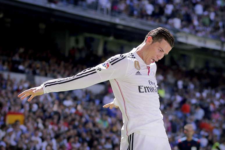 <p>Cristiano Ronaldo brilhou mais uma vez no Santiago Bernabéu</p>