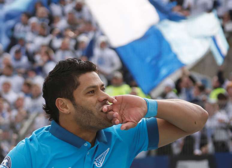 Hulk fez os dois gols da vit&oacute;ria do Zenit