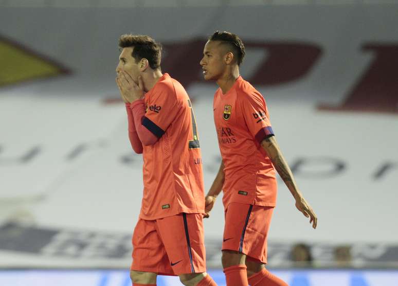 Messi e Neymar n&atilde;o brilharam como de costume neste domingo