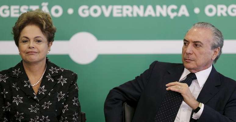 <p>"Ele é do coração do governo", disse Dilma sobre Temer</p>