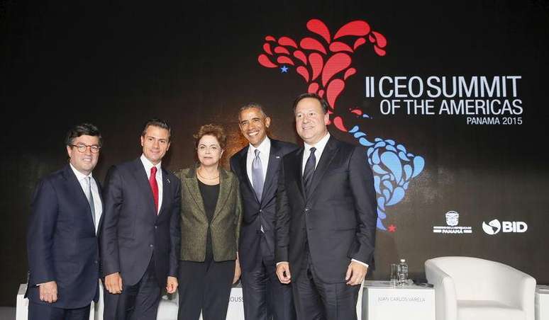 <p>Presidente Dilma Rousseff durante C&uacute;pula das Am&eacute;ricas no Panam&aacute;</p>