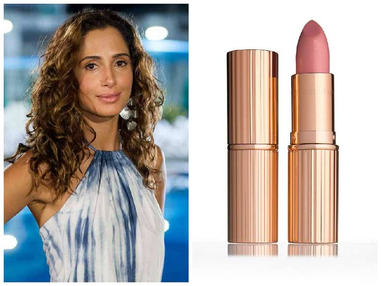 <p>Regina (Camila Pitanga), de <em>Babilônia</em>, aparece em quinto lugar no ranking. O tom nude em seus lábios é a cor Bitch Perfect, da marca britânica Charlotte Tilbury, que não é vendida no Brasil.</p>