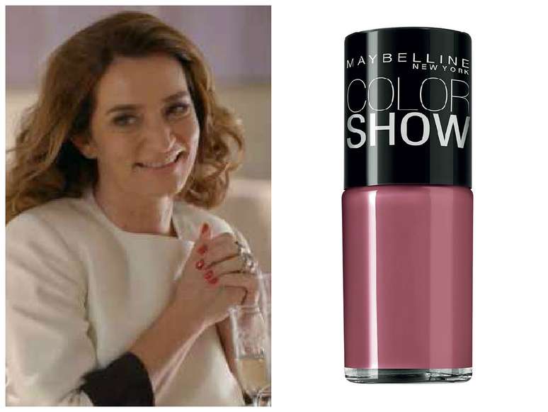 <p>Marta (Gisele Fróes), de <em>Sete Vidas</em>, aparece em oitavo lugar no ranking. O esmalte rosa-escuro é da Maybelline, cor Vintage Love. Preço: R$ 8,99. Informações: 0800-7010114.</p>