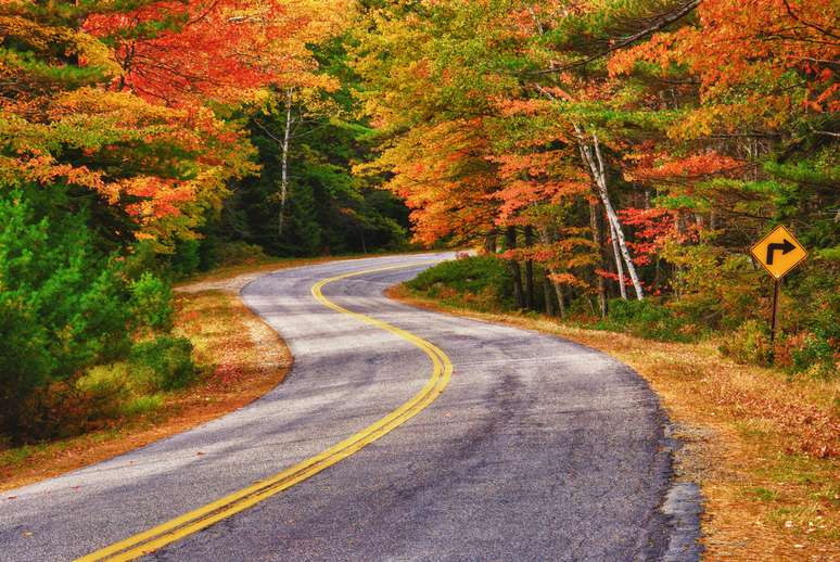 Nova Inglaterra tem belíssimas paisagens que criam cenário romântico no outono 