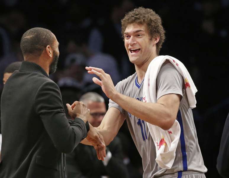 Brooklyn Nets, de Brook Lopez, avançou aos playoffs com a oitava posição do Leste