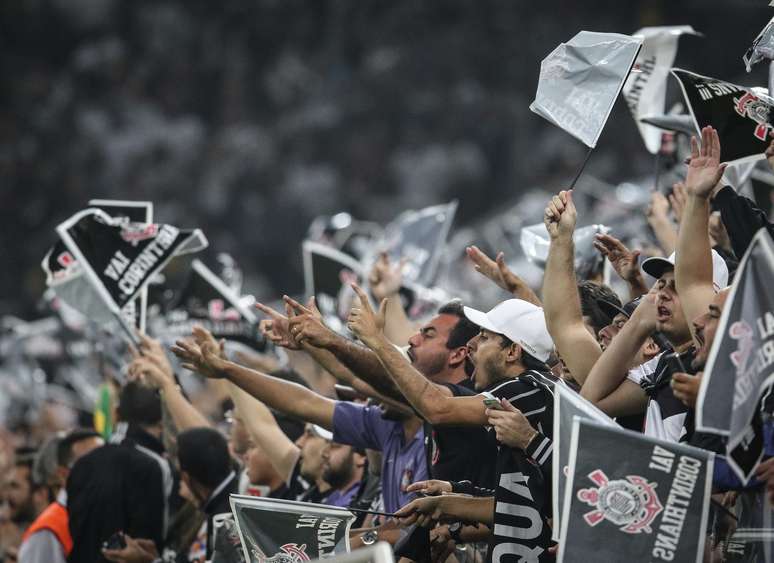 Torcida alvinegra compareceu em peso à Arena Corinthians