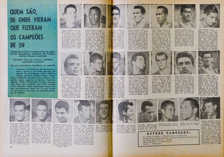 "Primeira Academia" conquistou o Campeonato Paulista de 1959