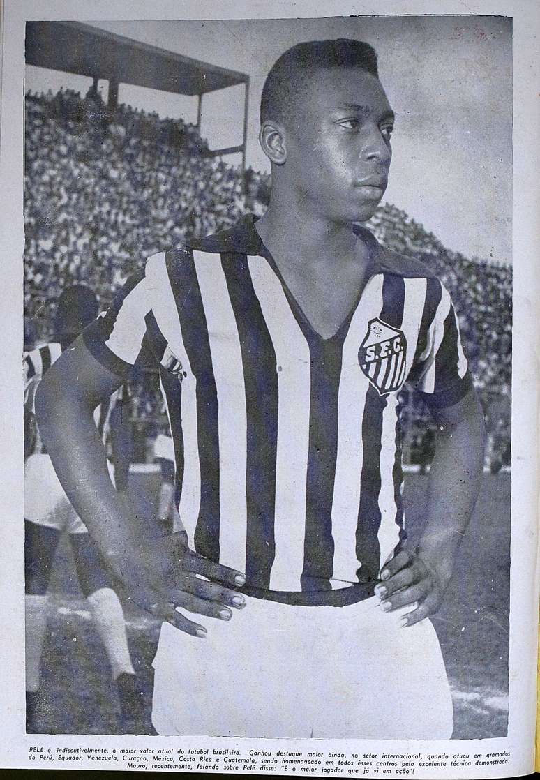 Pel&eacute; tinha apenas 19 anos quando perdeu o Paulista de 1959 para o Palmeiras