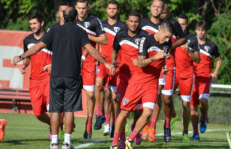 Jogadores do São Paulo tiveram que fazer uma recuperação mais pesada