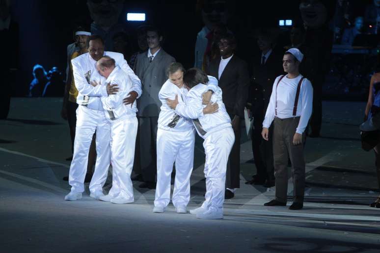 Didi e Ded&eacute; se emocionam com s&oacute;sias de Mussum e Zacarias