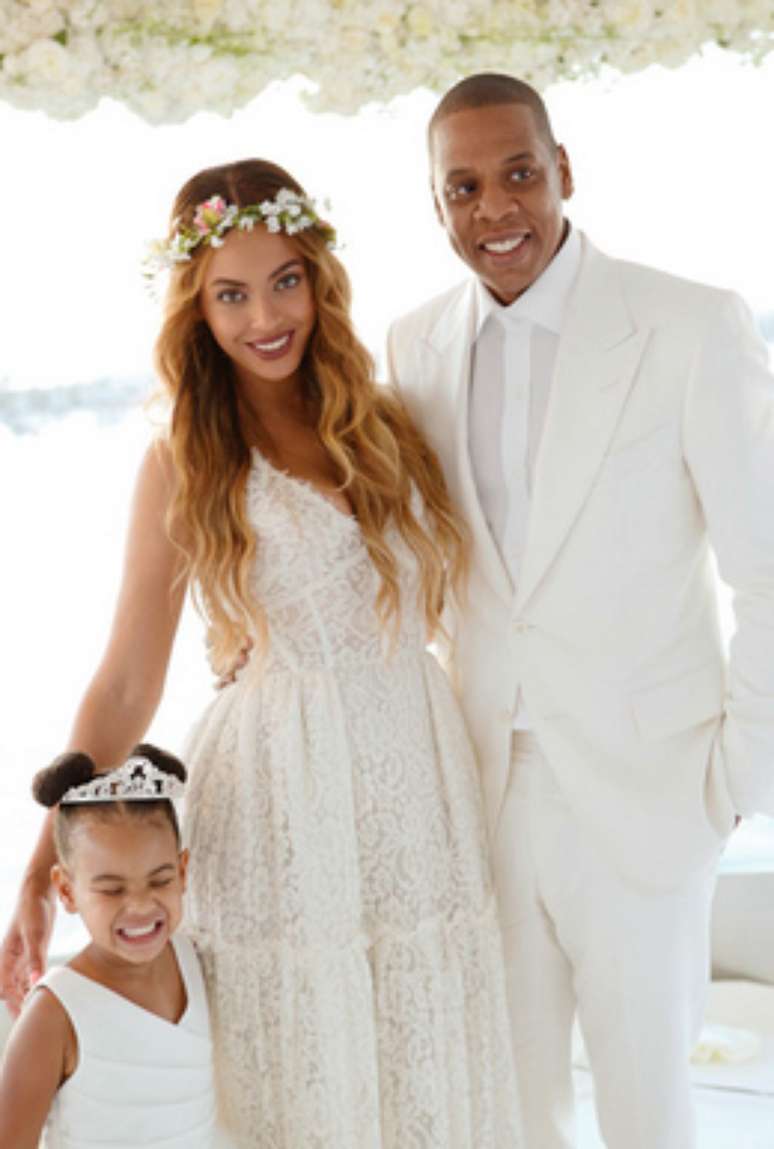 Família Carter: Beyoncé e Jay-Z ao lado da filha do casal, Blue Ivy