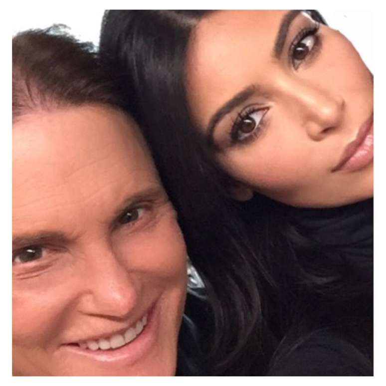 Kim Kardashian e o padrasto Bruce Jenner