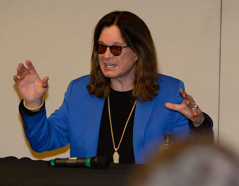 Ozzy Osbourne participa nesta sexta (24) de entrevista coletiva para falar sobre sua apresentação no Monsters of Rock, em São Paulo