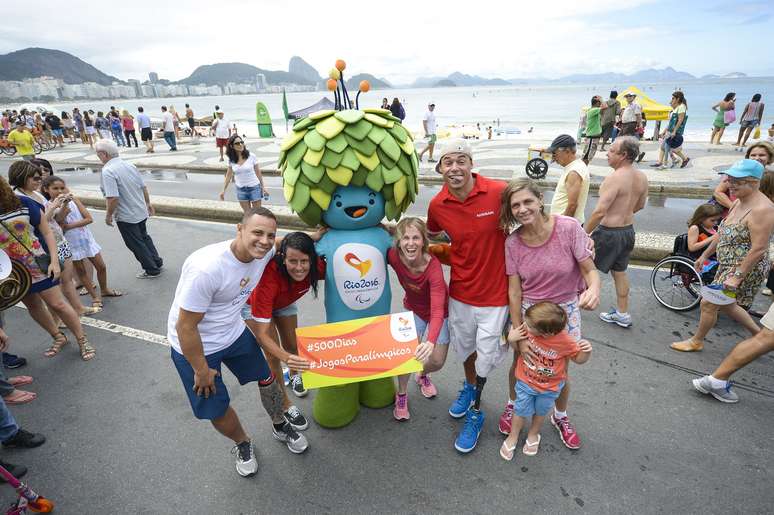 Mascote Tom também marcou presença