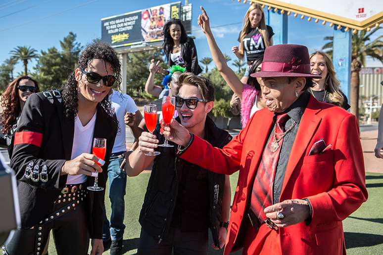 Thiago Matheus gravou clipe com pai de Michael Jackson em Las Vegas 