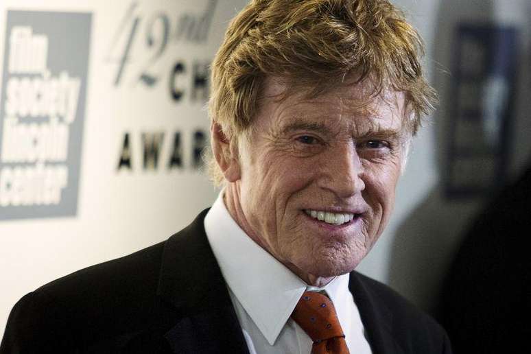 Robert Redford na chegada para o prêmio Chaplin, em Nova York. 27/04/2015