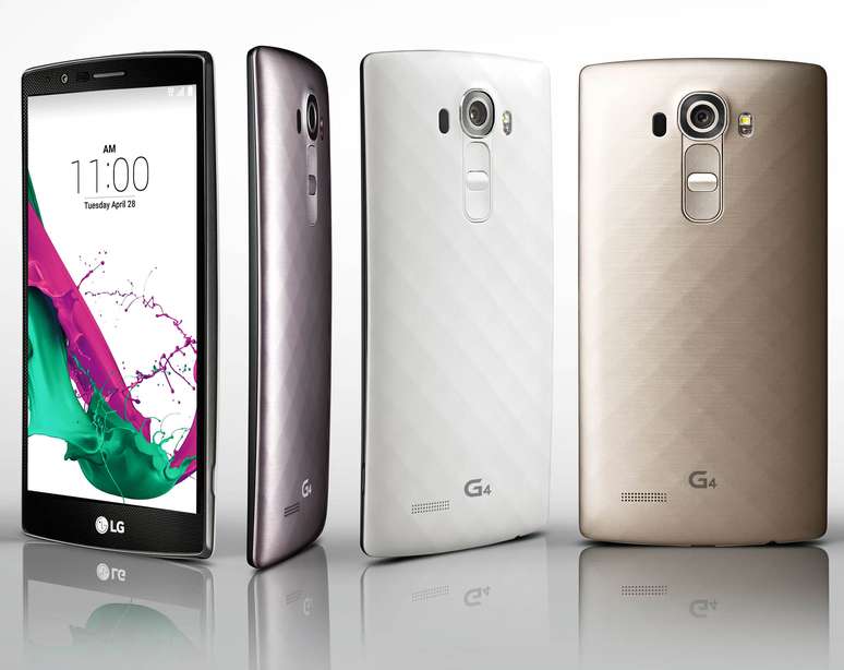 LG G4 no modelo de cerâmica