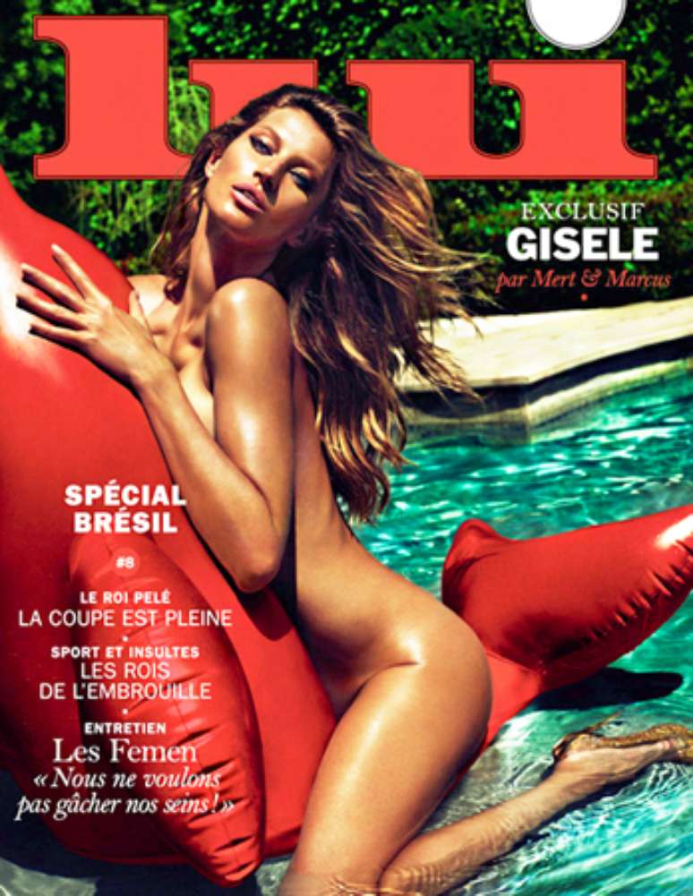 Em maio de 2014 a top posou nua em uma piscina para a capa da revista Lui