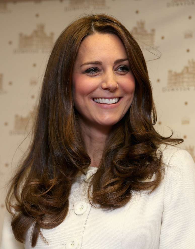 Kate Middleton, a duquesa de Cambridge, tem uma pinta charmosa e discreta, que fica pouco acima da boca.
