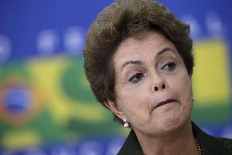 Presidente Dilma Rousseff durante posse do ministro do Turismo, em Brasília. 16/04/2015
