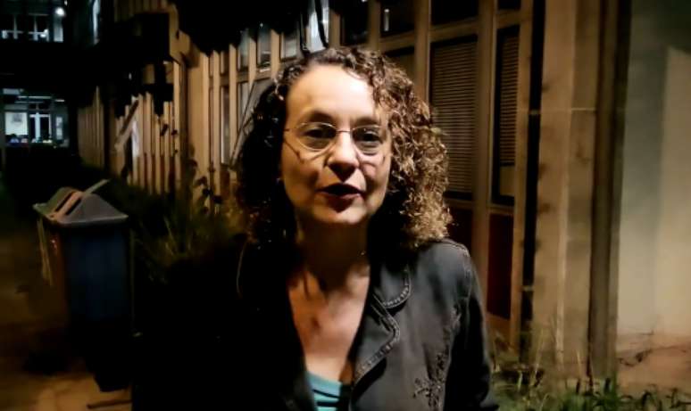 Luciana Genro divulgou um vídeo protestando contra a ação da PM em Curitiba