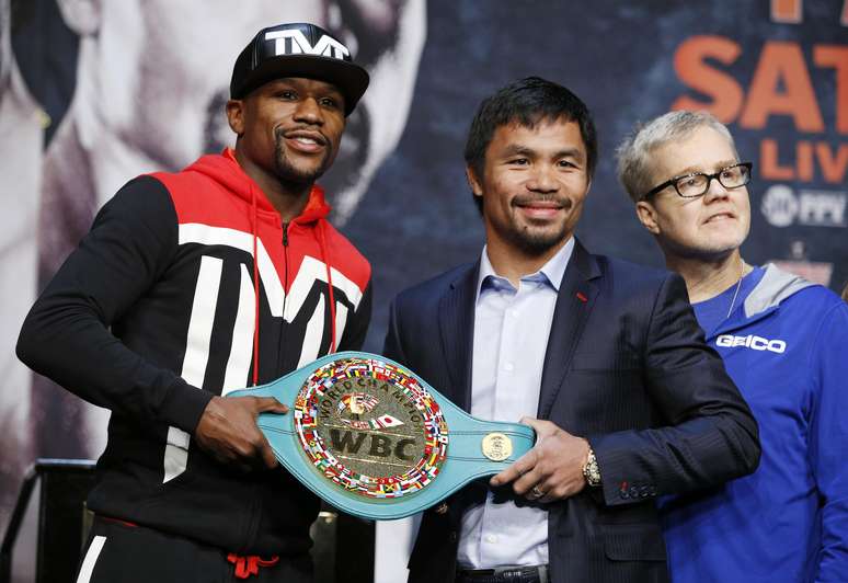 Mayweather e Pacquiao são os dois maiores nomes do boxe mundial no momento