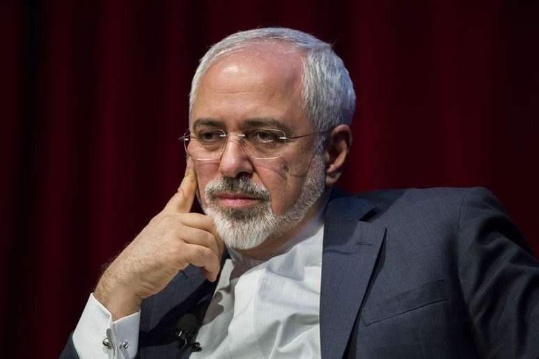 Chanceler iraniano Javad Zarif em evento em Nova York. 