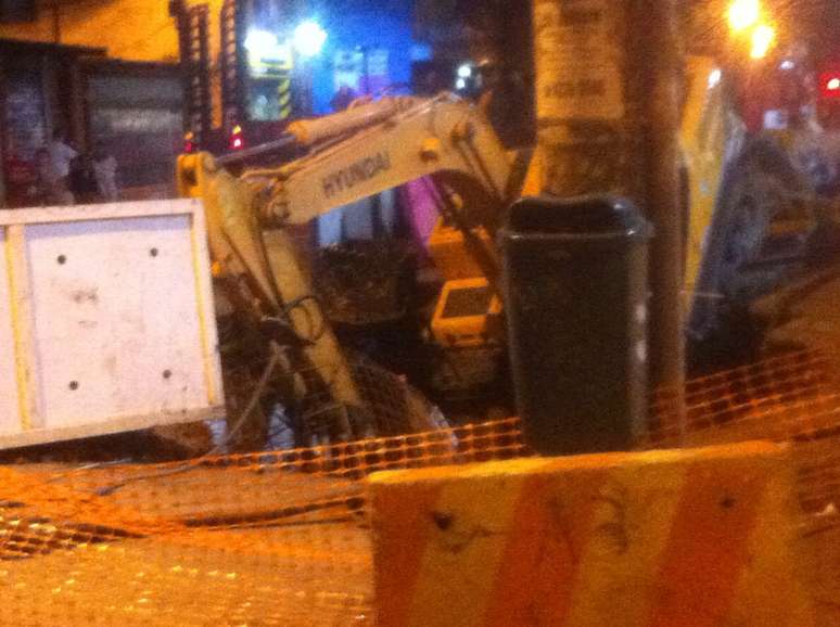 A Sabesp afirmou que n&atilde;o houve feridos