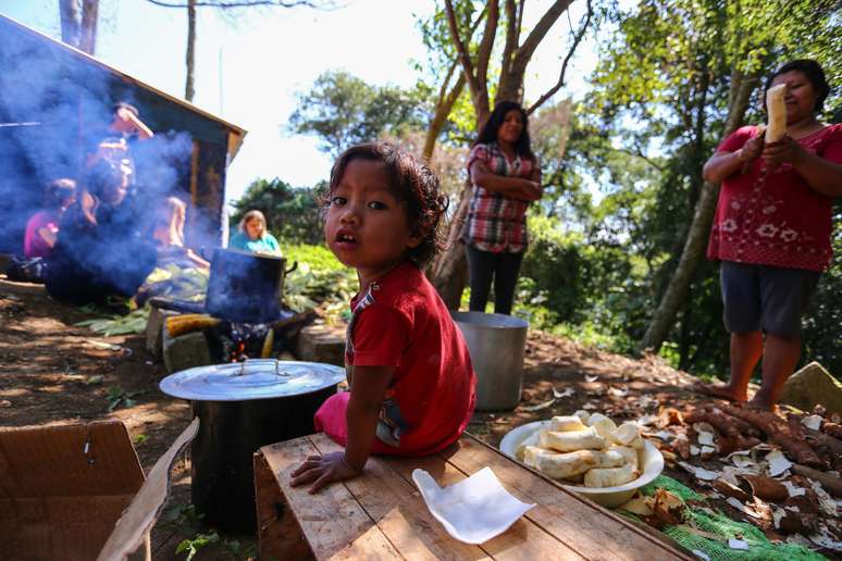 Aldeia Tekoa Itakupe, localizada no Pico do Jaraguá, em São Paulo, está sob ameaça de reintegração de posse