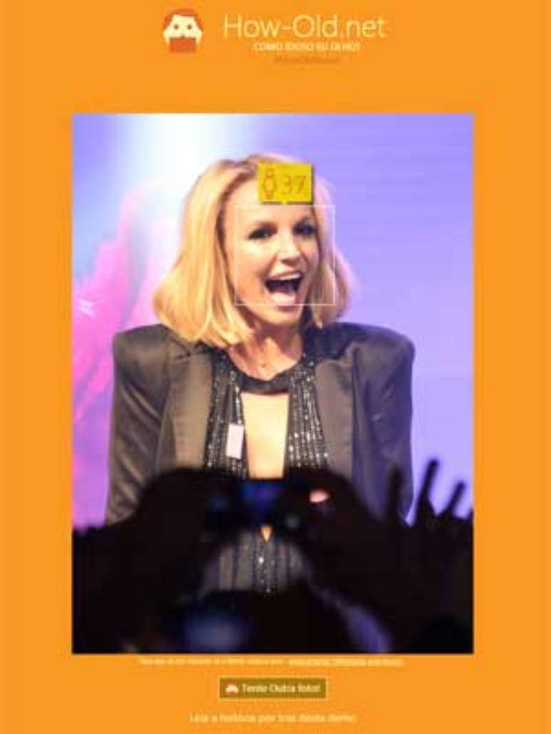 Britney Spears j&aacute; esteve em melhor forma, segundo o aplicativo, que deu para a mo&ccedil;a 37 anos. A cantora tem apenas 33