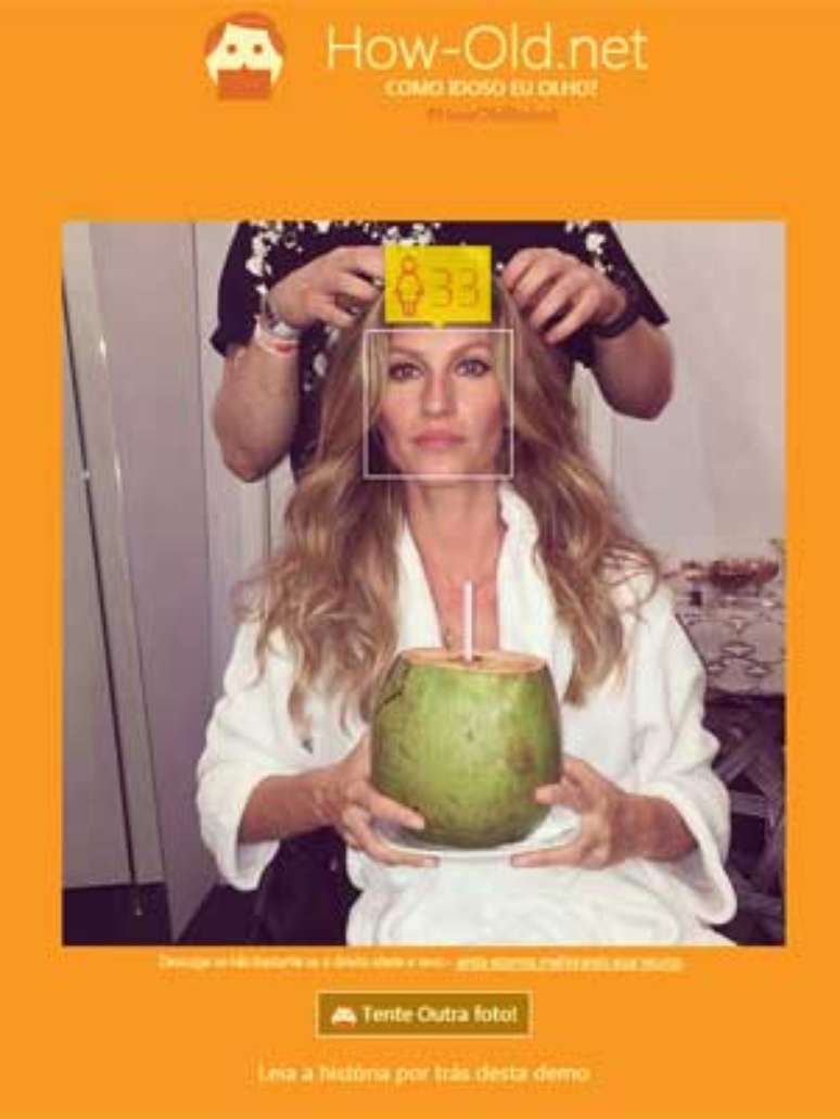 Quase que os c&aacute;lculos d&atilde;o certo para Gisele Bundchen; na vida real, ela tem 34, um a menos do que a previs&atilde;o