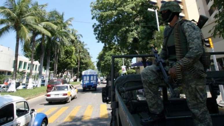 Policiamento é ostensivo em Acapulco